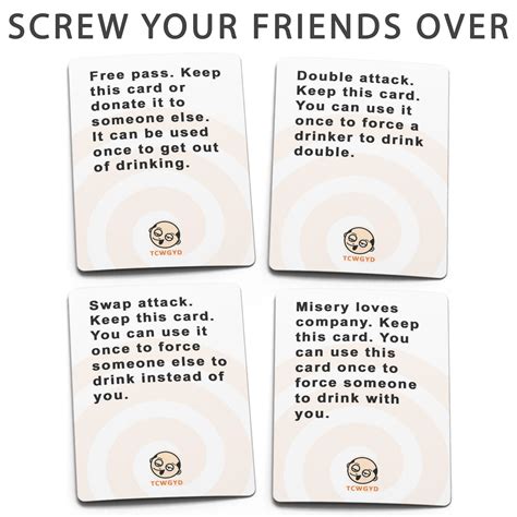 drinking playing card games.